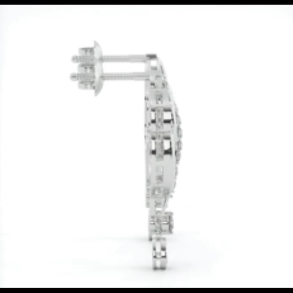 Pearl & Coral brand Sterling Silver Chandelier Earrings, BNIB - Picture 6 of 8